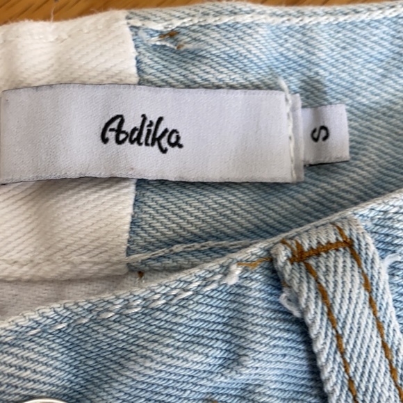 Adika Blue & White Two Tone Jeans - Picture 2 of 6